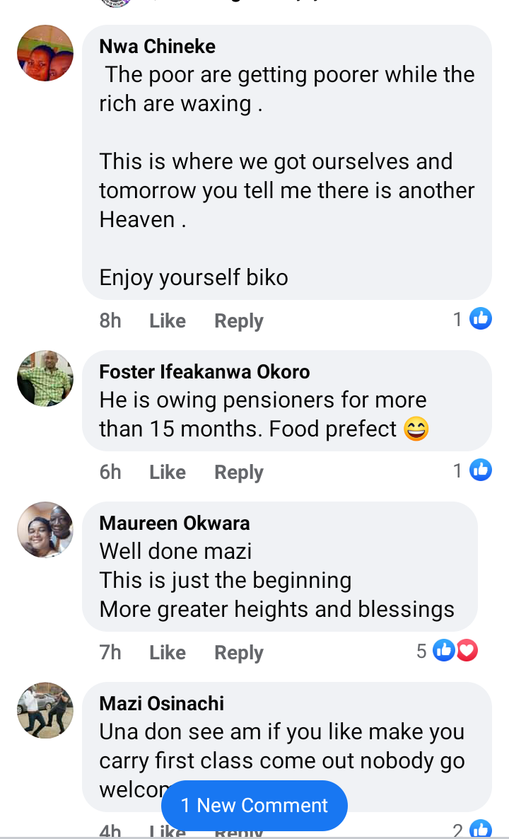 "The poor are getting poorer while the rich are waxing" - reactions as Enugu State Governor welcomes Whitemoney, Emmanuel and Niyi (Photos)