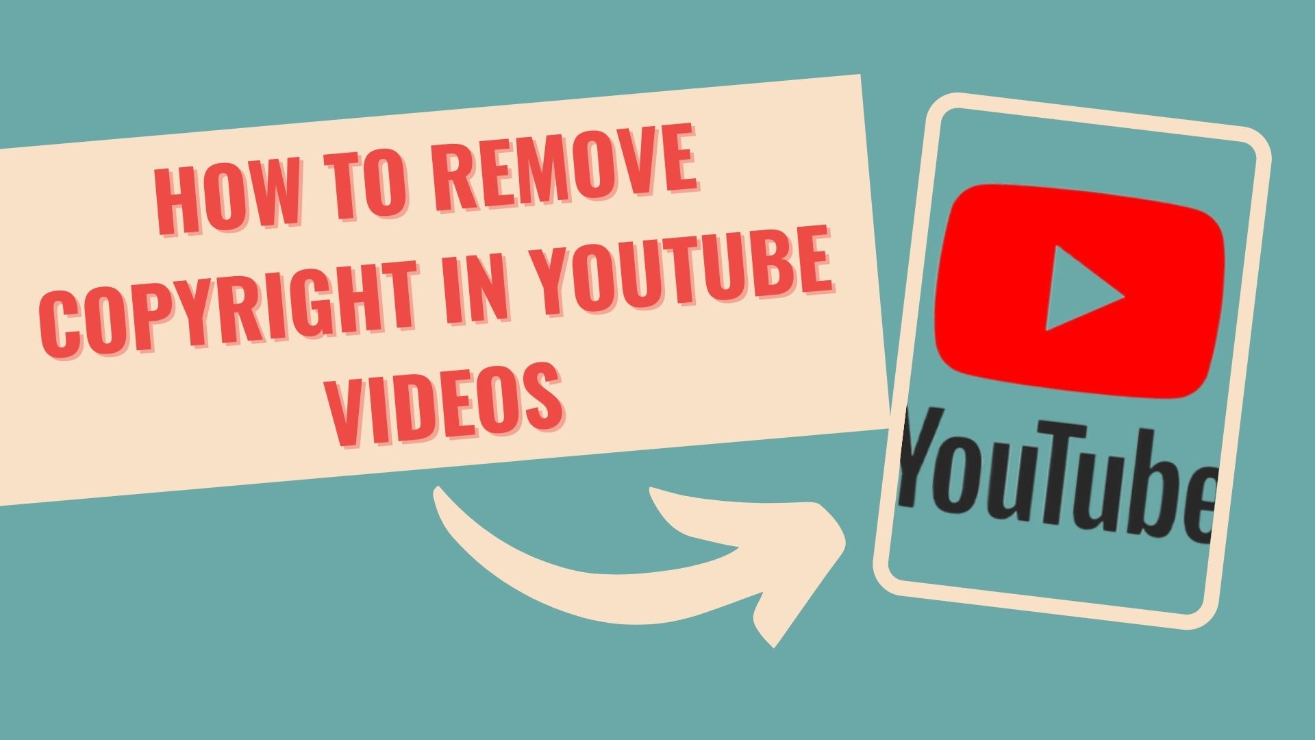 How to Remove Copyright in YouTube