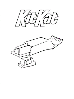 Kit Kat coloring page