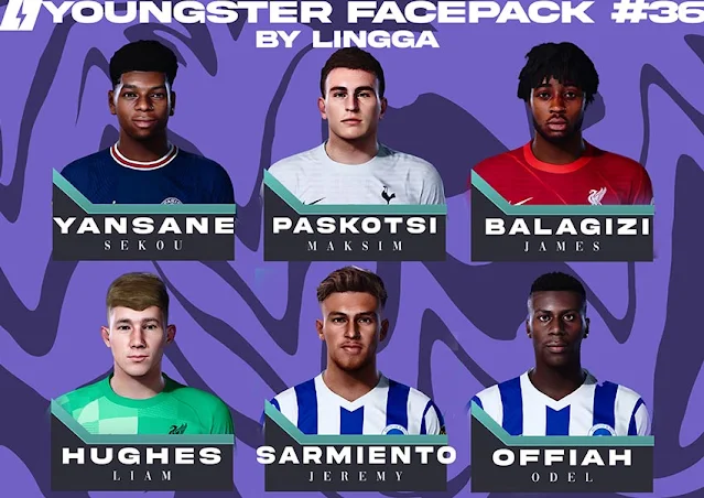 Youngster Facepack V36 For eFootball PES 2021