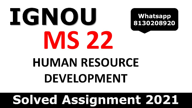 MS 22 Solved Assignment 2021