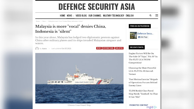 Diejek Media Malaysia, Indonesia Disebut 'Ciut' Kepada China di Laut Natuna Utara
