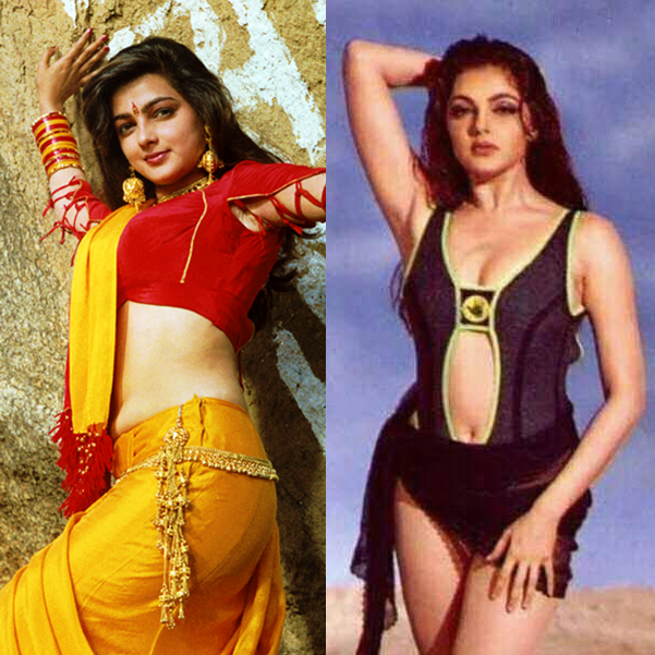 Mamta Kulkarni saree vs bikini bollywood actress