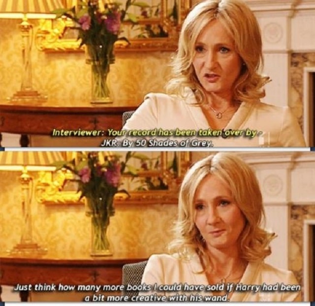 JK Rowling on Fifty Shades of Grey