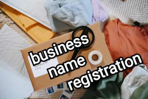 Selecting and registering a company name