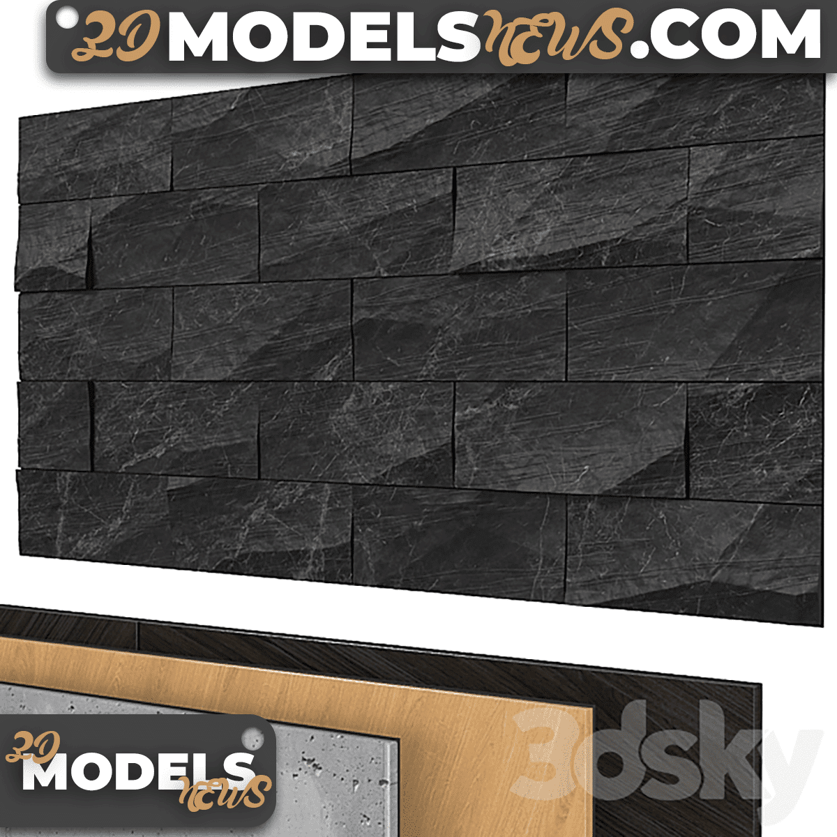 Decorative wall model 278 1