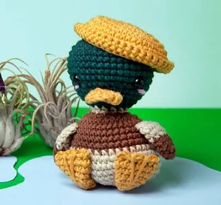 PATRON GRATIS PATO AMIGURUMI 50362 🦆