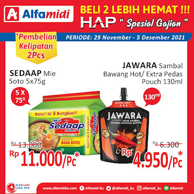 Katalog Alfamidi HAP Special Gajian Periode 29 Nov - 05 Des 2021