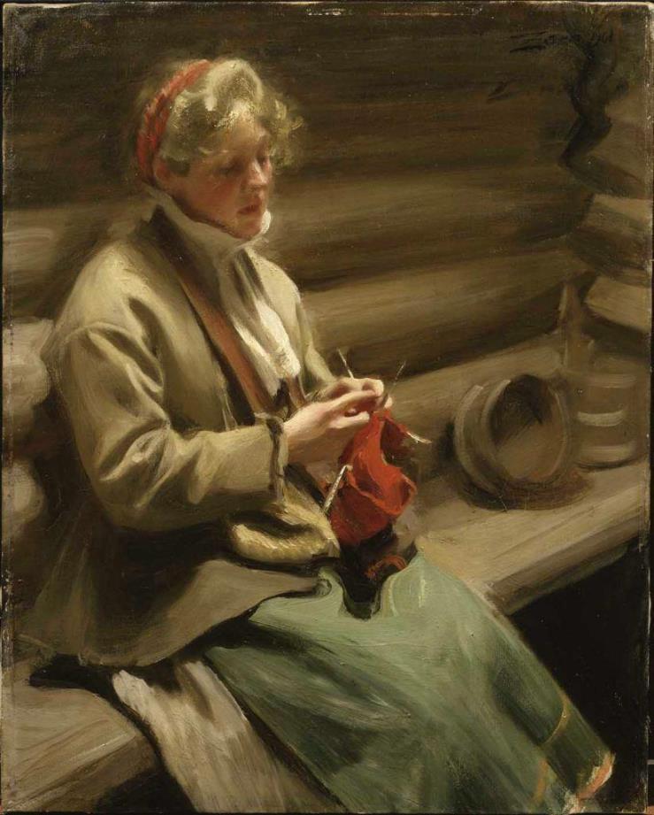 Anders Leonard Zorn | Stinging hill. Cabbage-Margit, 1901