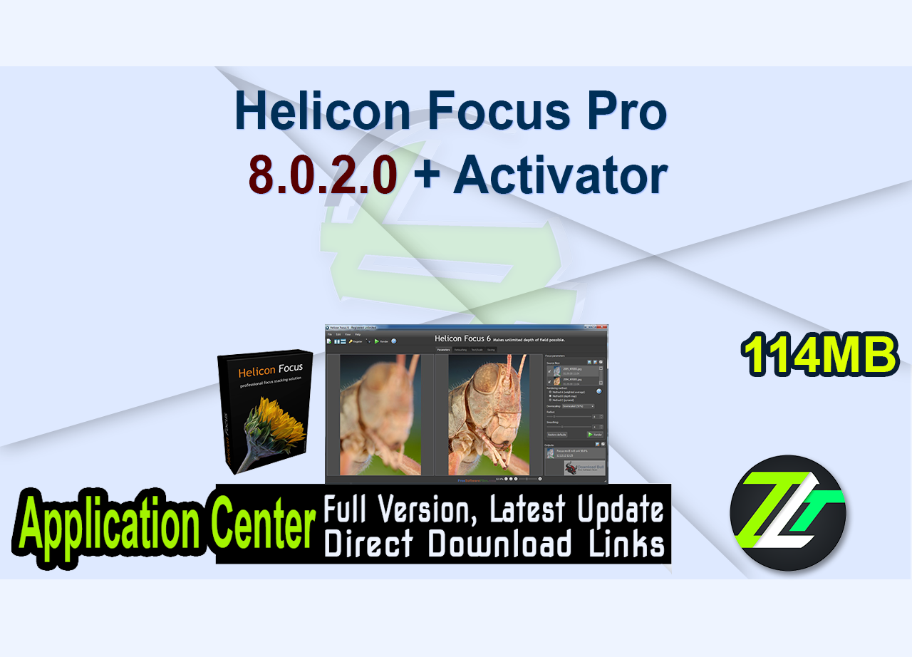 Helicon Focus Pro 8.0.2.0 + Activator