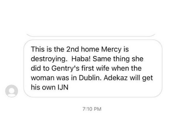 This is the second home Mercy Aigbe is destroying-  Lady spills
