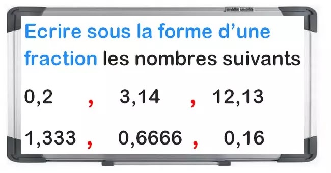 Introduction aux nombres rationnels maths 3éme exercice 5