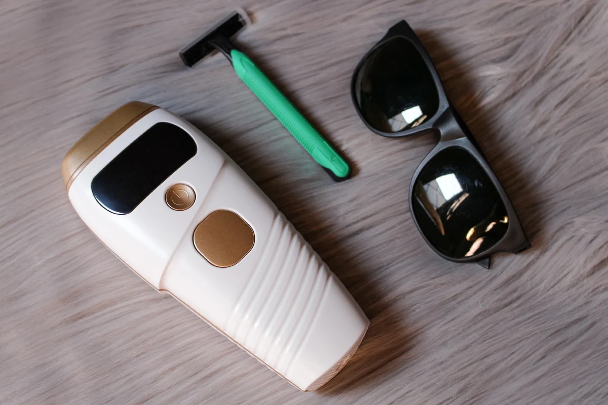 a portable ipl machine by homiley to remove hair photos, review and results on the blog