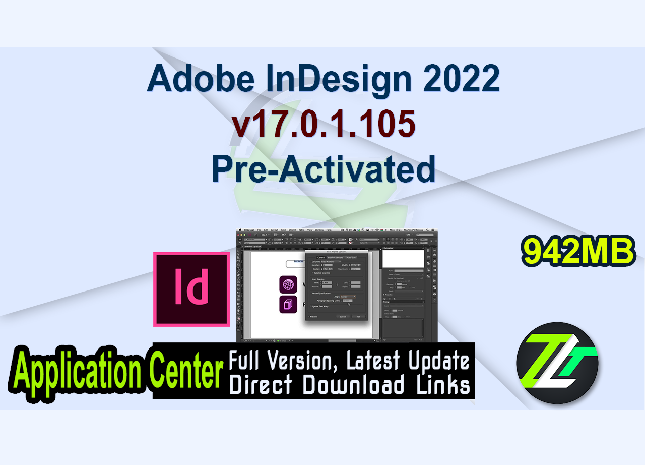 Adobe InDesign 2022 v17.0.1.105 Pre-Activated