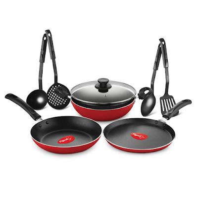 Pigeon Mio Nonstick Aluminium Cookware Bachelor Set