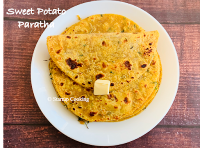 sweet potato paratha