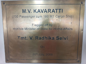 Inauguration of " M.V.Kavaratti "