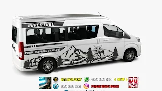 Mobil,toyota hiace,sticker mobil,Cutting Sticker Bekasi,sticker mobil bekasi,jakarta,Bekasi,