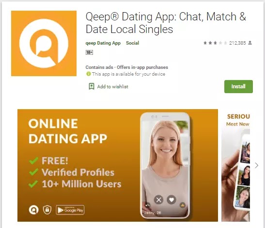 Qeep Dating App for Android