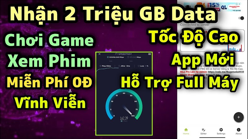 App Nhận 2 Triệu GB Data Vào mạng 0Đ Miễn Phí Mới Nhất Cho Android