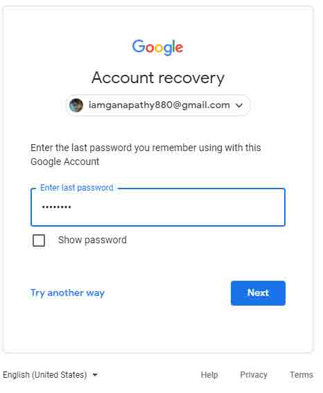 تغيير كلمة مرور Gmail على Android