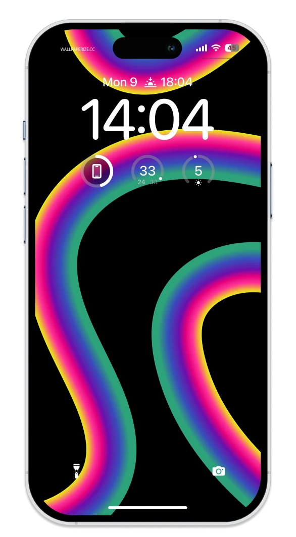 mockup of iphone 15 pro with a cool IPHONE WALLPAPER 4K - DARK AESTHETIC DESIGN for free download in high quality