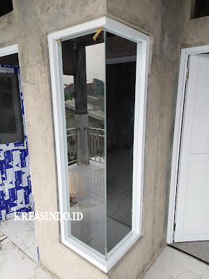 Kusen Aluminium Untuk Pintu Dan Jendela Terpasang di Rumah Bpk Hendy di Kalimulya Depok