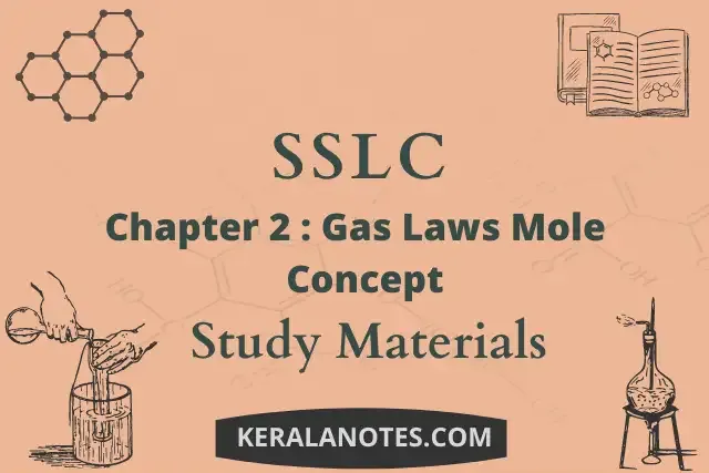 SSLC Chemistry Notes Chapter2  Gas Laws Mole Concept