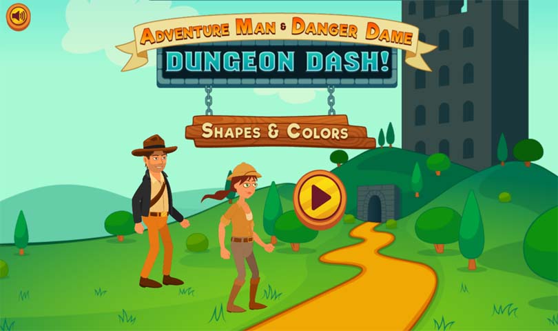 Game Pendidikan Adventure Man and DangerDame Dungeon Letter