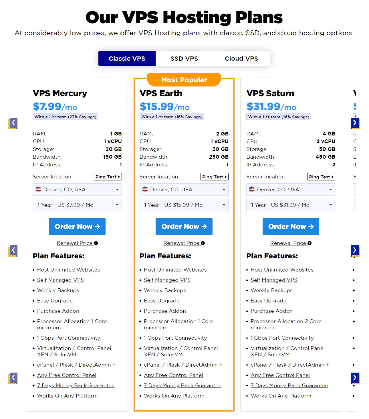 AccuWeb VPS Web Hosting