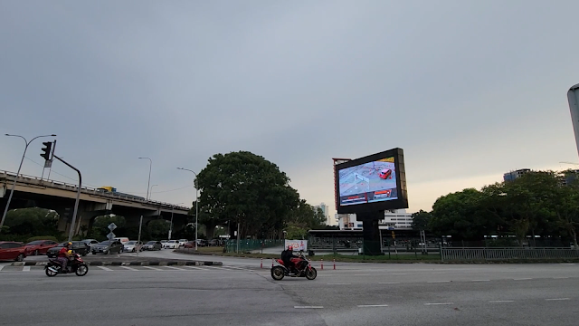 Mitsubishi Ad Shah Alam Digital Screen Advertising Malaysia Nearby Stadium Malawati Selangor Digital Out of Home Advertising