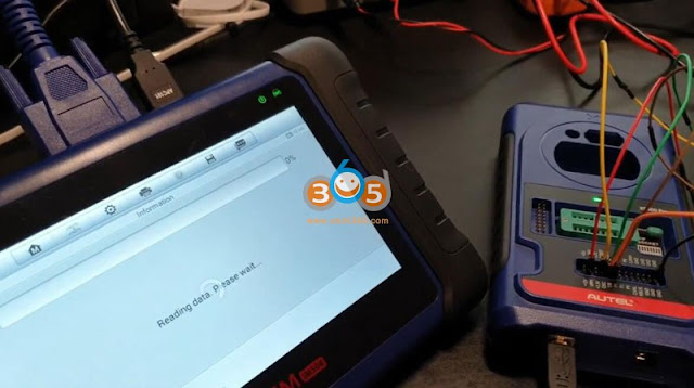 Read Audi BCM2 Encrypted IMMO Data with Autel IM508 IM608 19
