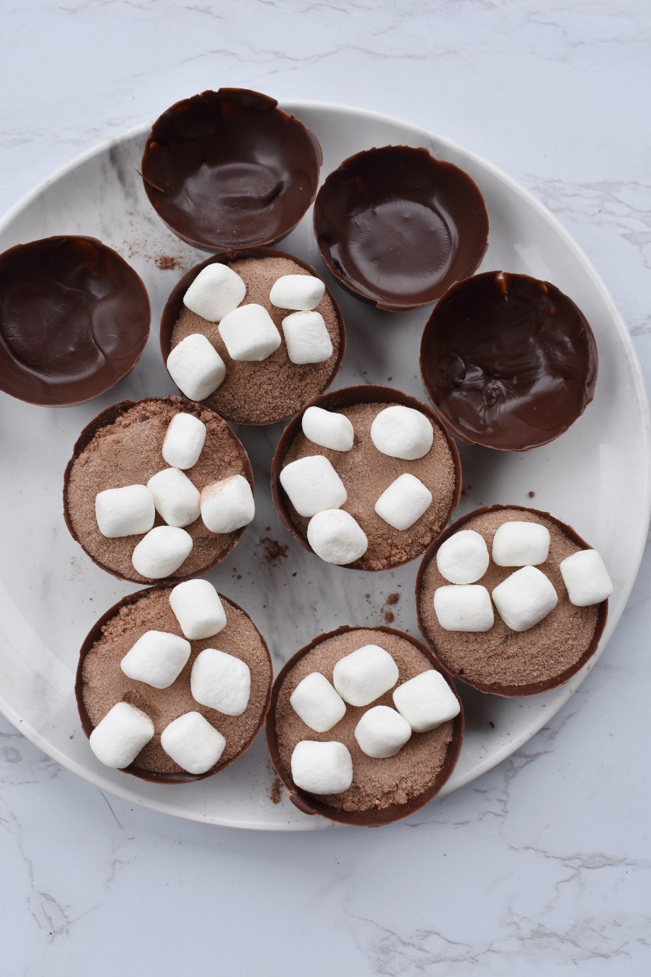 Hot Cocoa Bombs with Marshmallows