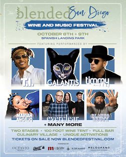 Promo code SDVILLE saves 10% on tickets to San Diego's Blended Wine & Music Festival!