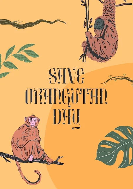 poster save orangutan terbaru