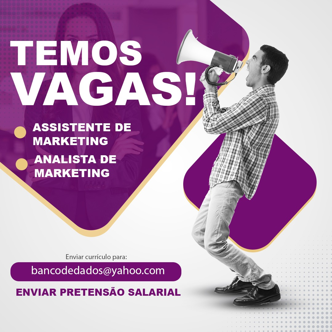 ASSISTENTE DE MARKETING / ANALISTA DE MARKETING