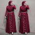 Inspirasi OOTD Kombinasi Warna yang Cocok dengan Gamis Maroon