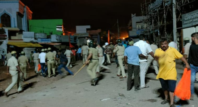 Mob pelts stones attack Ganesh Chaturthi procession in Karnataka’s district Haveri
