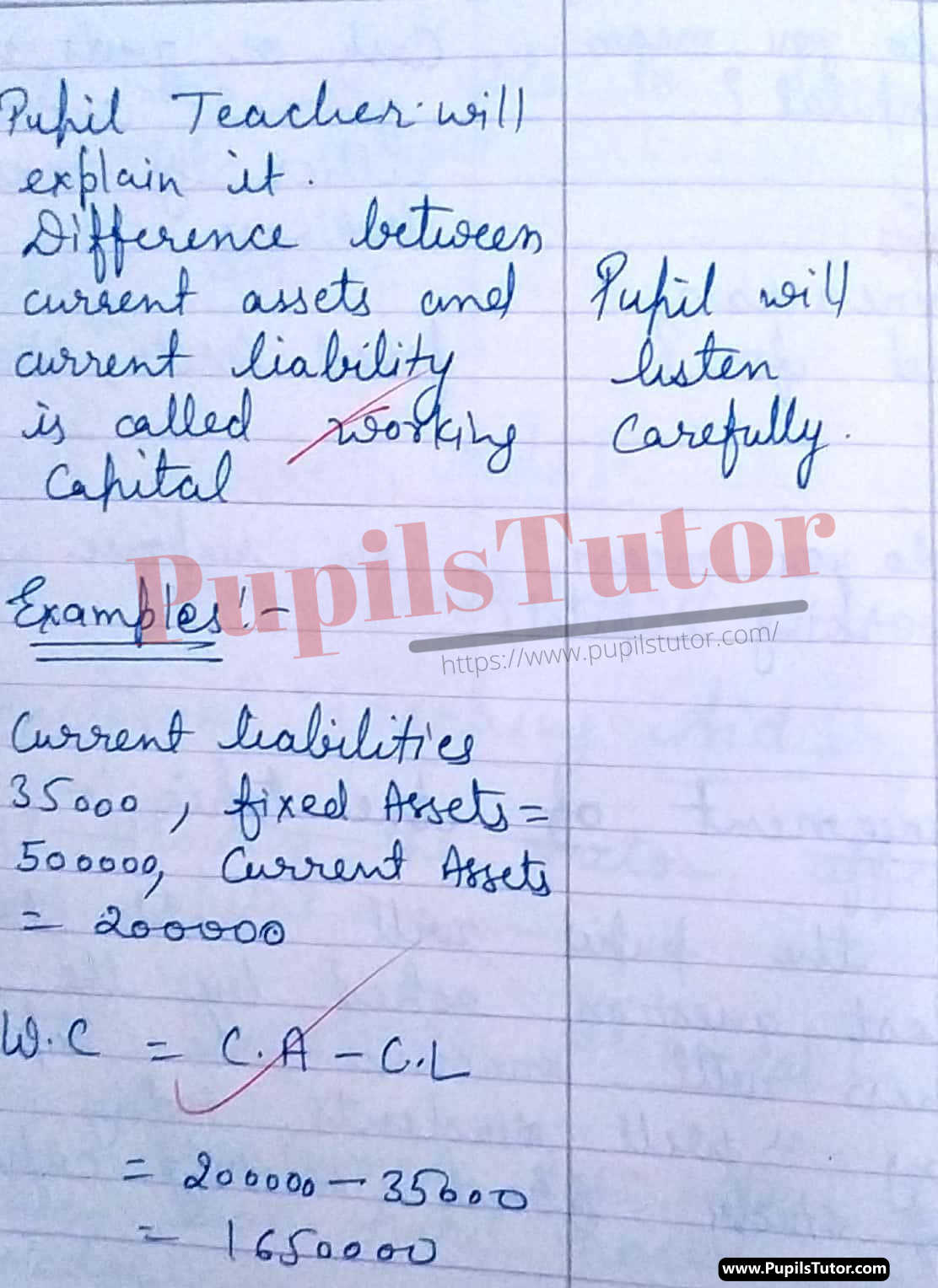 BED, DELED, BTC, BSTC, M.ED, DED And NIOS Teaching Of Commerce Innovative Digital Lesson Plan Format On Working  Capital Topic For Class 9th, 10th, 11th, 12th  – [Page And Photo 4] – pupilstutor.com