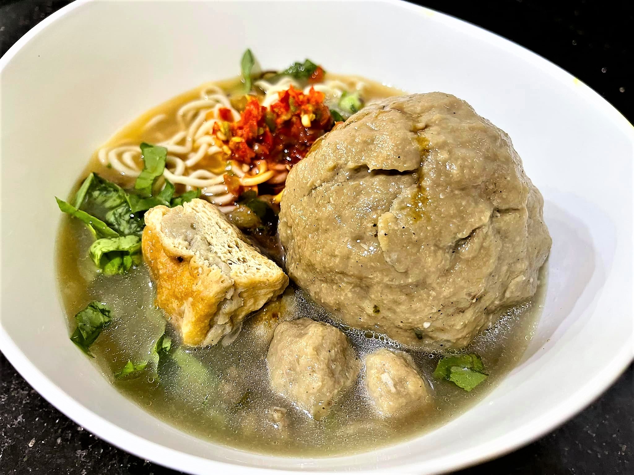 Puas Makan Bakso Beranak Semangkuk