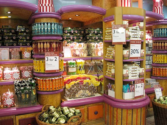 Candy in Harrods food hall