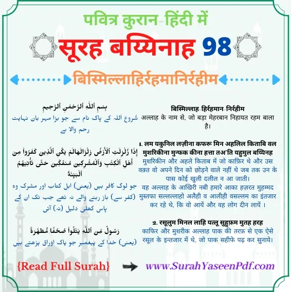 Surah-Al-Bayyinah-in-Hindi