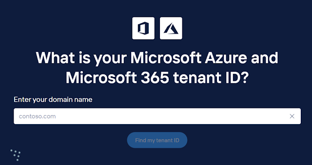How to find Tenant Id quickly using www.whatismytenantid.com
