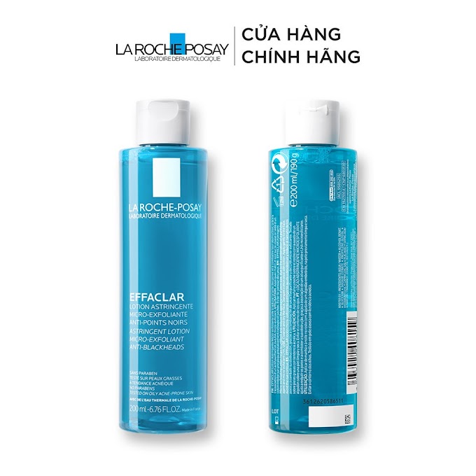 Mall Shop [ larocheposay_officialstore ] Nước cân bằng giàu khoáng dành cho da dầu mụn La Roche Posay 200ml