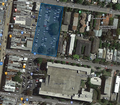 Location of proposed Liddiard St car park