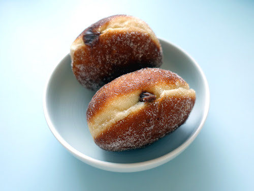 The Baker & The Bottleman, modern bakery and wine bar in Lee Tung Avenue Wanchai by Simon Roganic - Chocolate doughnut