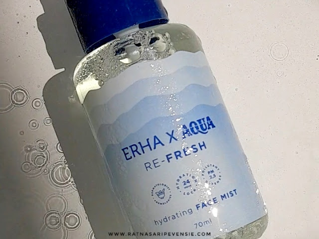 Review ERHA x Aqua Re-Fresh Hydrating Face Mist