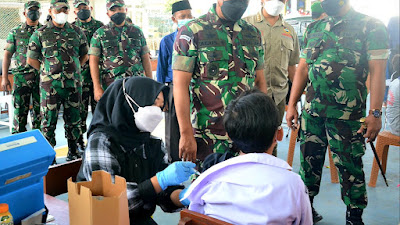 Terima Kasih Bapak Pangdam III/Siliwangi, Anak Kami Telah Divaksin