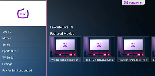 Flix IPTV افضل تطبيق ايبي تيفي