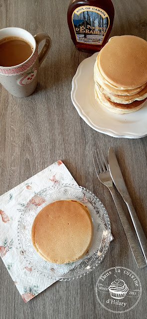 Pancakes légers et protéinés au skyr - Dans la cuisine d'Hilary